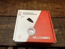 HK Gaming Gateron KS-9 Clear Linear Mechanical Keyboard Switches 90 Count picture
