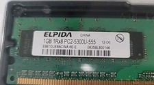 (LOT OF 3) ELPIDA 1GB DDR2 PC2-5300U-555 667MHz EBE10UE8ACWA-6E-E DESKTOP RAM picture