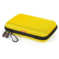 Hard Shell Electronic Organizer Carrying Case - Shockproof Large Bright Yellow picture