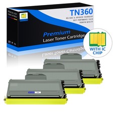 3PK TN360 TN330 Black Toner Cartridge For Brother HL-2140 HL-2170W MFC-7345DN picture