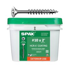 SPAX #10 x 2 Exterior Flat Head Deck Wood Screws Construction Torx T-Star Plu... picture