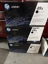 3x New HP Q5949X 49X Black Toner Cartridge High Yield Genuine Sealed Laser Jet picture