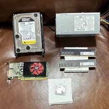 Computer parts: Graphics card, Ram, CPU, Power Supply and 1.0TB storage picture