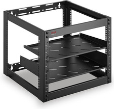 10U Advanced Open Frame Server Rack - Wall Mount Network Rack, Networking & AV G picture