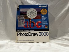 Sealed Microsoft PhotoDraw 2000 V1 Rare Charity Edition Unarchived Extra Program picture