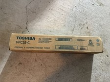 Toshiba T-FC25-C Genuine Cyan Toner Cartridge - Cyan BRAND NEW picture