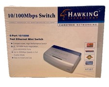 Hawking 8 Port 10/100 Mini Switch - HFS8T, New & Sealed picture