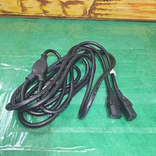 Dell 04D175 Volex 10FT Y Splitter Dual Power Cord 120V 13A Black picture