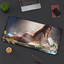 Aerith Desk Mat, Computer Desk Mat, Final Fantasy Desk Pad, Gamer Gift  picture