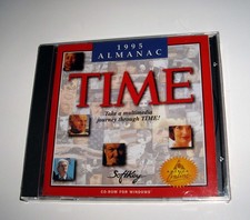 NEW SEALED Time Magazine 1995 Almanac PC Windows PC CD-ROM Softkey RFA2344CE picture