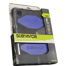 Griffin Survivor iPad Air 1st Gen Case Black Blue Shockproof Rugged Cover picture