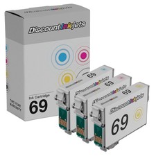 3PK T069 Reman COLOR Ink Cartridge for Epson T069 Stylus CX7400 CX7450 CX8400fax picture