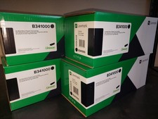 Lexmark OEM B341000 Toner Cartridges (4) Lexmark B3340dw  B3442dw MB3442adw picture