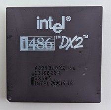 Intel 486DX2-66 SX645 Socket 3 486-DX2 66MHz 66 MHz A80486DX2 Tested picture