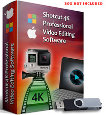 Shotcut Professional Video Editing Software Program-HD-4K Movie-Windows/Mac-US B picture