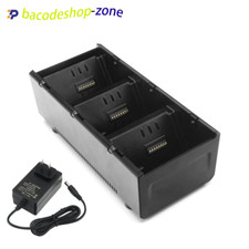 3-Slot Thickened Battery Charging Cradle + Adapter for Zebra QLN220 QLN320 picture