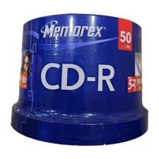 MEMOREX Music CD-R 50 PK pack Spindle 52X 700MB 80min Blank CD BRAND NEW SEALED picture
