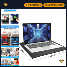 EMF Protection Laptop Pad - 4-Layer Radiation Shield, Heat Blocker for Tablets & picture