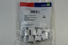 Leviton CAT 41084-BW QuickPort Snap-In Blank Module - Qt 10 New picture