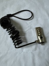 Kensington Portable Combination Laptop Lock Coiled Cable Y-Bar Security Braces picture