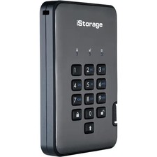 iStorage IS-DAP2-256-1000-C-G DiskAshur PRO 2® 1TB 2.5TB External Hard Drive US picture