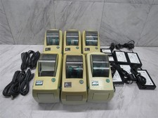 Lot of 6 ZEBRA LP2824 USB Thermal Printers TESTED w/ POWER Adapter and USB  picture