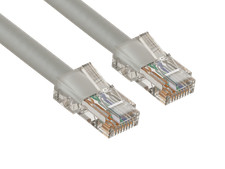 100ft Cat6 UTP Non-Booted Ethernet Network Patch Cable 24AWG Bare Copper, Gray picture