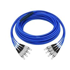 100M Indoor Armored FC-FC 4 Strand Single-Mode 9/125 Fiber Patch Cord-3940 picture