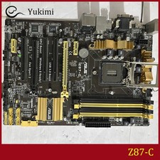 FOR ASUS Z87-C DDR3*4 32GB LGA 1150 HDMI VGA DVI ATX Ｍotherboard Test OK picture