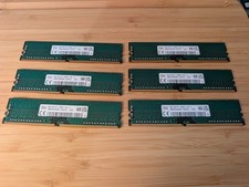 SK hynix 6 x 8GB (48GB) DDR4-3200 Desktop UDIMM - Part # HMA81GU6DJR8N-XN picture