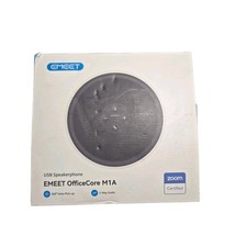 EMEET OfficeCore M1A USB Speakerphone Zoom Certified 360 Voice Pick-up Black picture