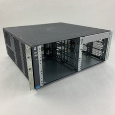 HP J9850A Aruba 5406 ZL2 Switch Chassis NO Modules 2x Power Supply Power Tested picture