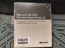 Collectible: Microsoft MS-DOS Version 3.3 (Big Box / 5.25