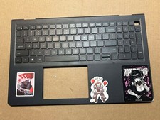 OEM Dell Inspiron 3510 3511 Upper Black Palmrest US Keyboard USB-C C6D40 Crack picture