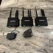 Lot of 3 - Pepwave MAX Mobile Router BR1 LTEA Cellular Router ONLY 2 ChargeCords picture