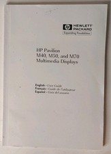 Hewlett-Packard HP Pavilion Instruction booklet  For  M 40- M 50 and M 70 picture