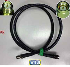 TIMES® 1-30' LMR-195 Coax WiFi Extension Cable SMA Male to RP-SMA Female USA picture