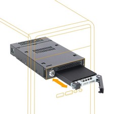 M.2 PCIe 3.0/4.0 NVMe Removable Mobile Rack Enclosure for External 3.5” Drive picture