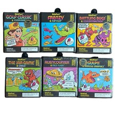 Vintage Milliken EduFun Atari 8-Bit Computer Cassette Lot of 6 Sealed 1982 USA picture
