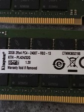 Kingston KTH - PL424/32G  1.2V 2Rx4 PC4-2400T  DDR4 ECC Registered Sever Ram picture