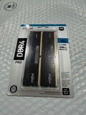 New Crucial Pro 64GB Kit (2x32GB) DDR4 3200MHz C22 UDIMM Desktop Memory Kit picture