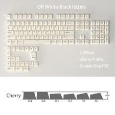 114-Key Dark Blue PBT Keycaps Cherry Profile Double Shot for MX Mechanical picture