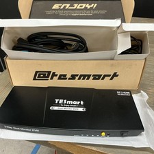 TESmart HDMI KVM Switch 2 Monitors 2 Computers 4K@60Hz USB 2.0, Dual Monitor KVM picture