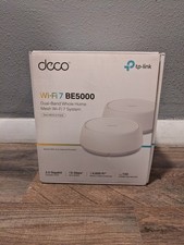 TP-Link Deco BE25 BE5000 Dual Band WiFi 7 Mesh Routers MLO 2.5Gbps 2 Pack TESTED picture