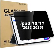 Privacy Screen Protector for iPad 10, Tempered Glass Film, Anti-Scratch, Bubble picture