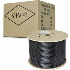 VIVO 500ft Cat6 Pure Copper LAN Cable Wire 500 ft Waterproof Outdoor Burial picture