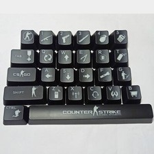26 Keys ABS Keycaps Gaming Shot Backlit Keycap Mechanical Keyboard Accessories picture