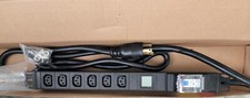 New LCD Metered PDU 240V 30A L6-30P 6x C13 Cryptocurrency Mining with Breaker picture