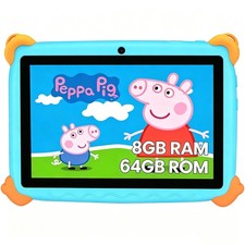 7 Inch Android Kids Tablet 8GB+64GB WiFi Bluetooth Dual Camera Learning picture