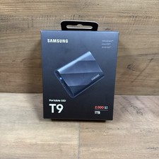 Samsung T9 1TB Portable External SSD USB 3.2 Gen 2x2 2000MB/s Black picture